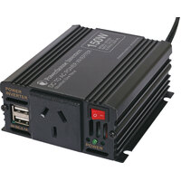 Powerhouse 150W 12V DC To AC Isolated Modified Sine Wave Output Power Inverter