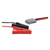 Powerhouse Battery Alligator Clamps 0.3m To Anderson Style Cable