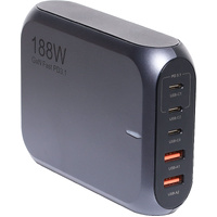 Powertran 188W 5-Port GaN USB-C PD 3.1 & QC3.0 Wall Charger M8871