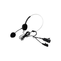 Midland MA35L Headphone With Microphone Suits G7XT/HP108/HP408H 2-Pin L  Socket
