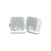 Axis MA442 Box Marine Speakers 4inch 2way Pair 50W 19mm Super Piezo Tweeter