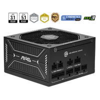 750W Msi Mag A750Gls Pcie5 Power Supply