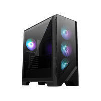 Msi Mag Forge 321R Airflow Black Gaming Case