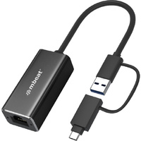 2 IN 1 USB3.1 GIGABIT LAN ADAPTER