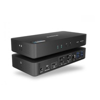 mbeat® mbeat USB-C Triple 4K Display Docking Station Triple 4K@60Hz  1 × HDMI 2.0  Host Port: 1 × USB-C 10Gbps 2 × USB-C 10Gbps 4 × USB-A 5Gbps