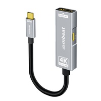 mbeat Tough Link USB-C to HDMI Adapter with 100W PD - Space Grey  5V-20V/5A, 100W PD  Up to 4K (3840 x 2160) @60Hz