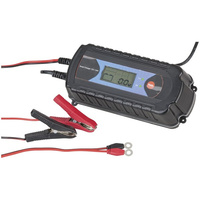 Powertech 9 Stage 12V 7.2A 24V 3.6A Battery Charger for Cars Boats Motorcycles
