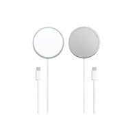 15W Magnetic Wireless Qi Stylish Aluminium Charger Pad with 1.5m USB C Cable