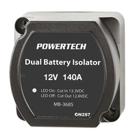 Powertech 12V 140 A Dual Battery Isolator VSR Voltage Sensitive Relay Switch