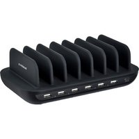 Mbeat 7 Port 60W USB-C & USB-A Charging Station With Phone/Tablet Holder