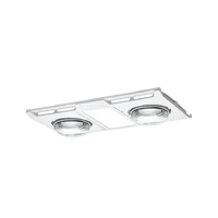 Martec Profile Panel2 MBHN2LW Heater Fan Exhaust with 12W Tricolour LED Light