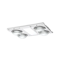 Martec Profile Panel4 Tricolour LED 3in1 Bathroom Heater Exhaust Fan Light White