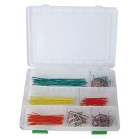 MULTICOMP Jumper Wire Kit Multicolour 2mm 125mm 22 AWG 350 Piece Assorted Length