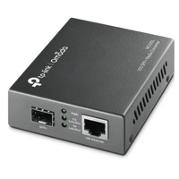TP-Link MC420L Omada 10G Multi-Gigabit SFP Media Converter, 1× 1G/2.5G/5G/10Gbps Auto-Negotiation RJ45 ports supporting Auto-MDI/MDIX