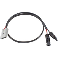 Anderson MC4LEAD0.5 SB50 GRY to MC4 Lead 6mm2 LSZH Rubber Solar Cable 0.5M