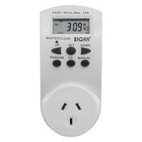 Doss 7Day 24hrs Digital Powerpoint Electrical Timer Daylight Saving TimeFunction