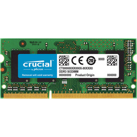 Crucial 4GB DDR3 SODIMM 1600MHz 1.35V Dual Ranked Single Stick Laptop Memory RAM