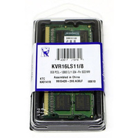 Kingston 8GB  DDR3L SODIMM 1600MHz Dual Voltage Value RAM Notebook Memory