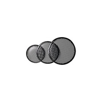 Heavy duty Metal Speaker Grille with Rubber Edge Ring & Mounting Harware 250mm
