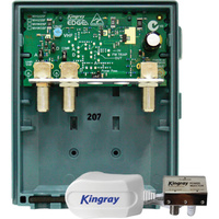 Kingray PSK06 25db UHF Amplifier with VHF Diplexing  Masthead Power Injector