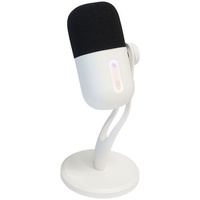 Generic MIC103-WH USB Streaming Microphone with Noise Reduction & Quick Mute White