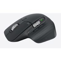 Logitech 2.4GHz Wireless Mouse Graphite 7 Buttons Rechargable Li-Po Battery