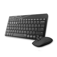 RAPOO 8000M Compact Wireless Multi-Mode Bluetooth 2.4Ghz 3 Device Keyboard&Mouse