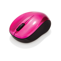 Verbatim GO Nano Pink Mouse 2.4GHz RF Wireless Optical 1600dpi Nano Receiver