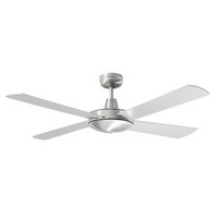 MARTEC Jewel 1320mm 4 Blade Ceiling Fan Only Brushed Aluminium 