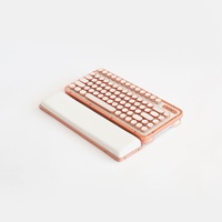 Azio Retro Compact white Keyboard most premium mechanical created 