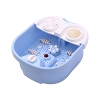 Wellcare 300W Massaging Foot Spa w- In Built Heating & Shiatsu Roller Blue