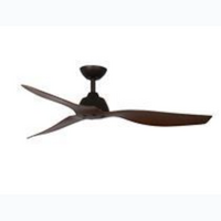MARTEC 1320mm 3 ABS Blade DC Remote Control Ceiling Fan Only Old Bronze Walnut