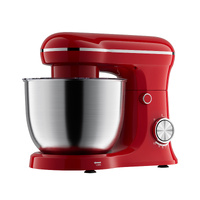 Healthy Choice MMX1200R 400W Mix Master 5L Kitchen Stand - Bowl&Whisk Beater-Red