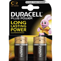 C' Alkaline Duracell Battery Copper Top PK2