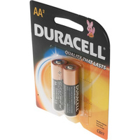 AA  Alkaline Duracell Battery Copper Top PK2