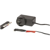 12V DC 1.5A Slim Power Supply 7DC Plugs Input: 100-240VAC 50-60Hz