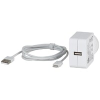 Digitech 2.4A Wall Charger with Lightning Cable to suit iPhone iPad iPod