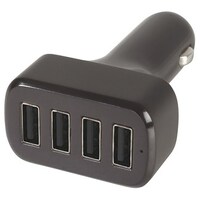 7.2A 4 Port USB Car Charger 2.4A Max Per Port Socket Connection