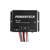 Powertech IP67 Rated 12-24V 10A PWM Solar Charge Controller with Timer Function 