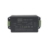 Mean Well PSU 12V 3.8A 45W Miniature AC-DC module type power supply IRM-45-12ST