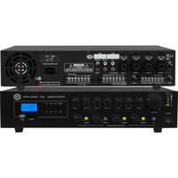 240W 4-Zone Mixer Amp Mp3 Amplifier Paging Selector