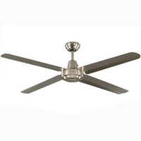 MARTEC Precision 1420mm 4 Blade Ceiling Fan Brushed Nickel 304 Stainless Blades
