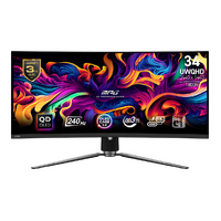 34" Msi Mpg 341Cqpx Qd-Oled (Uwqhd) Gaming Monitor