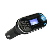 mbeat Bluetooth Hands-free Car Kit 2.1A Charging Port BT-FM Music Transmitter