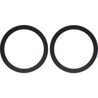 Universal Metal Ring 2Pk to suit MagneticSafe Chargers Black