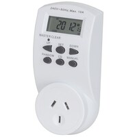 Powertech Mains Timer with LCD Display