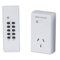 Remote Controlled Mains Outlet Power Adaptor range of up to 30m