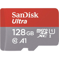 Sandisk Micro SDXC 128GB Capacity Ultra A1 Class 10 100Mbps No Adapter
