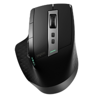 RAPOO MT750S Multi-Device Bluetooth 3200 DPI Wireless Rechargeable Mouse Black