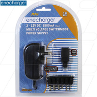Enecharger MW3R15SA 18W switchmode power supplyÂ 100-240VAC to 3-12VDC at 1.5 Amp